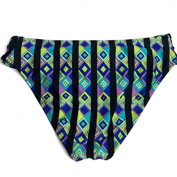 La Blanca NWOT Geometric Print Swim Bikini Bottoms - Picture 2 of 3